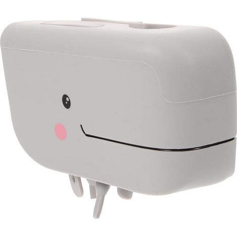 Couvercle De Bec De Baignoire - 1 Pièce - Silicone Souple - Protection Enfant - Salle De Bain - Gris 13,2x10,8cm (1/5)