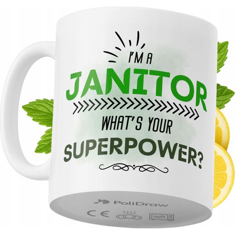 Lustige Kaffeetasse mit witzigem Textdesign für Hausmeister – ideal für Geburtstage, Namenstage und Feiertage. Hochwertige Tasse für besondere Anlässe im Büro oder Homeoffice. Farbe: Weiß, 330 ml.