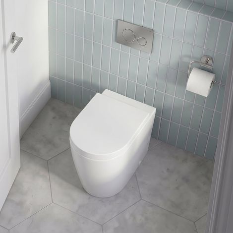 Signature Nazca Rimless Short Projection Back to Wall Toilet (inc Soft Close Seat) (1/5)