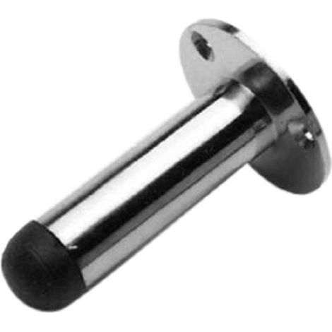 Bulk Hardware BH01664 Butee de porte tubulaire Chrome, 63 mm