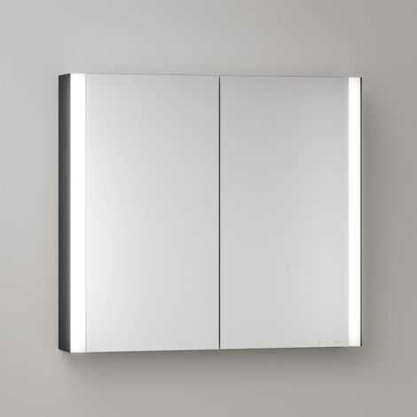 Keuco Royal Metis LED Aufputz-Spiegelschrank 80 x 71 cm mit 2 Türen, französiche Ausführung (1/5)