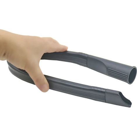 Embout plat flexible de 32 mm de long, compatible avec tous les accessoires d'aspirateur. 1 accessoire pour tuyau d'aspirateur. (1/4)