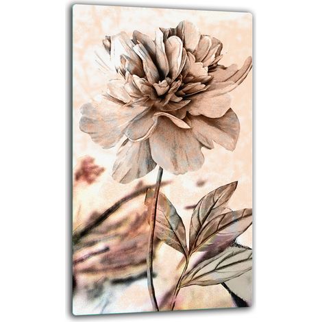 GLASSCHUTZPLATTE FÜR INDUKTION 30x52 BLUME (1/5)
