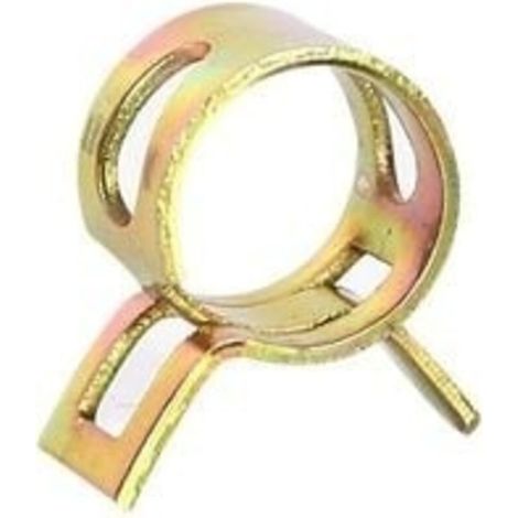 Colliers de Serrage (12PCS) - Tuyau Serre-joints à Tuyaux Colliers de Clip à Ressort Tuyau Serrage - 18 Sortes de Tailles - Ajustable en Acier au Manganèse Tuyau Pinces Clips Fixation, 16mm (1/2)