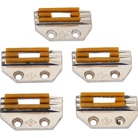5 Pièces Pattes d'Entraînement pour Machine à Coudre en Acier Inoxydable Haute Dureté Antirouille, Pièces de Rechange pour Réparation (1/5)