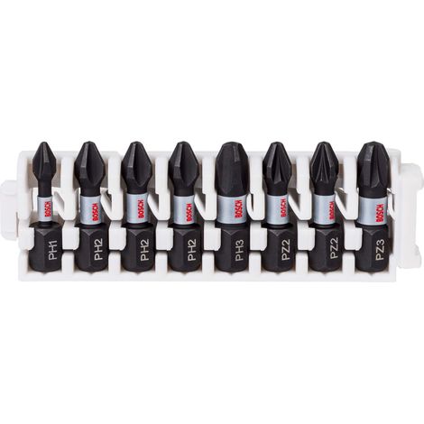 Assortiment de 8 embouts de vissage Impact Control (Pick and Click, accessoires pour visseuse à percussion) (1/5)