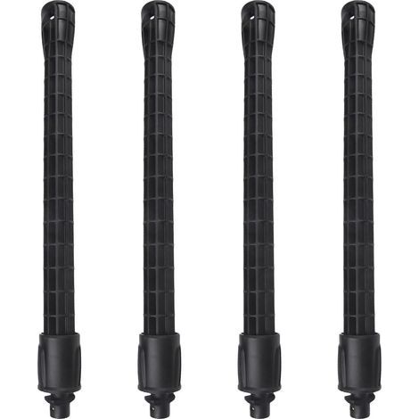 Lot de 4 Rallonge Lance Nettoyeur Haute Pression ABS 44,5cm Pour Karcher K2 K3 K4 K5 (1/5)