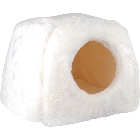Igloo Pour Chat Pelty Couleur : Blanc (1/3)