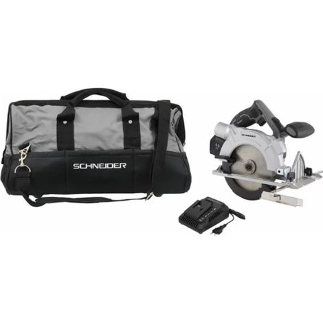 Pack scie circulaire 20V 1 batterie + sac de transport SCHNEIDER (1/2)