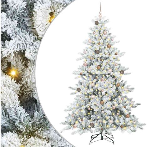 Albero di Natale Artificiale con Rami Pieghevoli 240 cm PVC vidaXL (1/5)