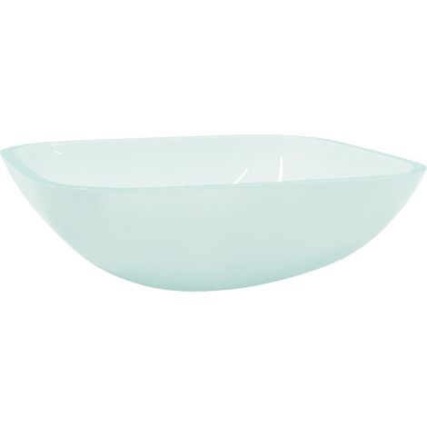 Lavabo Verre 42x42x14 cm Dépoli vidaXL (1/5)