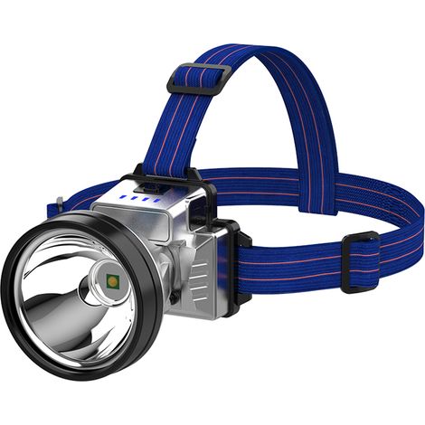 Lampada frontale a LED ricaricabile Toivize da 2400 mAh – Sensore di movimento, 3 modalità – Impermeabile per campeggio ed escursionismo (1/5)