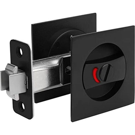 Verrou de porte encastré avec indicateurs de couleur (1/4)
