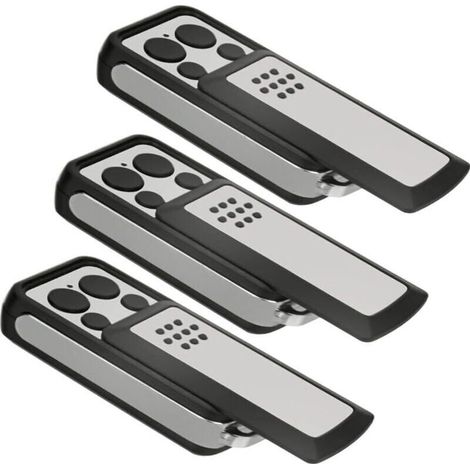 Télécommande de portail garage – Lot de 3 unités compatibles Avidsen (modèles 114253, 104257, 104251), marque Sdre-114253 (1/4)