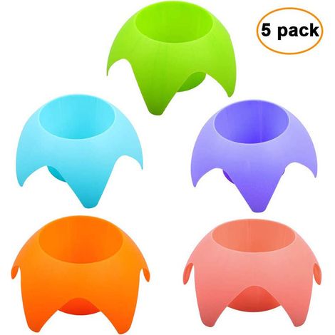 Bardusch-Lot de 4 dessous de verre de plage en maille multicolore, motif étoile de mer, porte-gobelets anti-sable, pour la maison, pour la plage, pour adultes et enfants (1/5)