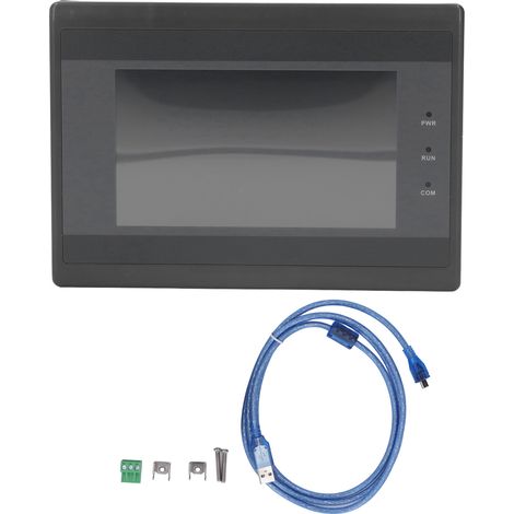Écran tactile industriel HMI 4,3 pouces TFT LCD rétro-éclairé, contrôle de haute précision pour PLC (1/5)
