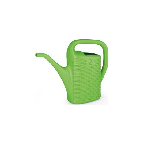 Adriatic 9002-V Annaffiatoio da Giardino Effetto Rattan 2 litri colore Verde