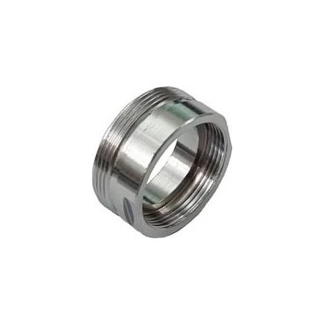 RACCORDO IN OTTONE CROMO 28M-24F Misura: 28x1M - 24x1F