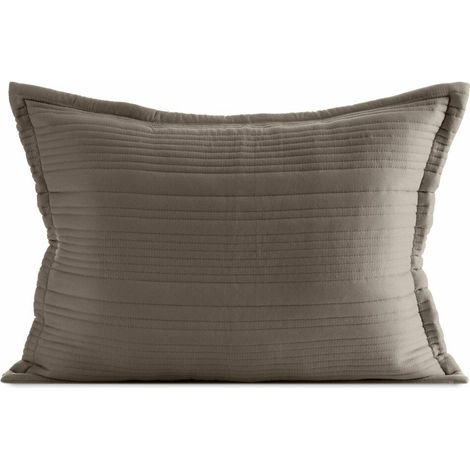 Taie d'oreiller Tara 50x70 cm beige foncé (1/2)