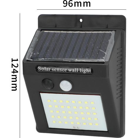 Solar-Außenleuchten – 2er-Set – Bewegungsmelder – 40 LEDs – Wasserdicht – Für Garten und Terrasse
