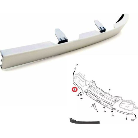Moulure de phare droit pour Citroen Berlingo et Peugeot Partner (1/4)