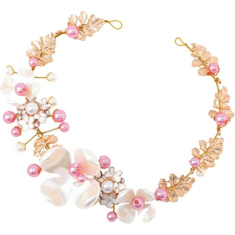 Beaded Headband for Girls, Alloy and Crystal Crown (1/5)