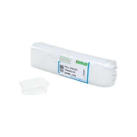 Contenitori GUILLIN da 200 ml, 100 pezzi - Adatti al microonde e al congelatore