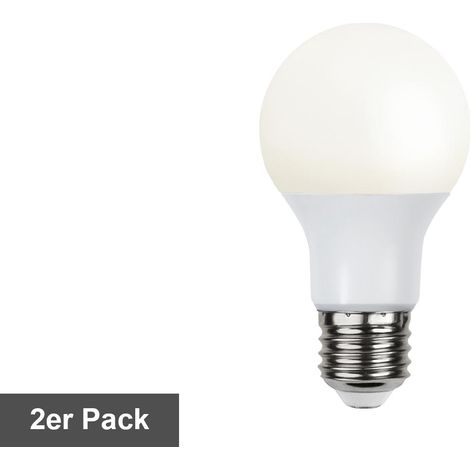 Star Trading Ampoule LED 'Opaque Basic', pack de 2, E27, 10,5W, 1055lm, laiteux, blanc chaud, (1/2)