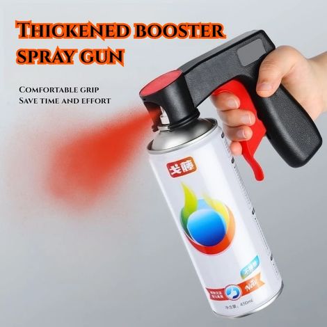 (1 pièce) Adaptateur pour pistolet à peinture de polissage, poignée de gâchette aérosol instantanée avec verrouillage intégral, outil d'entretien universel pour voitures (1/5)