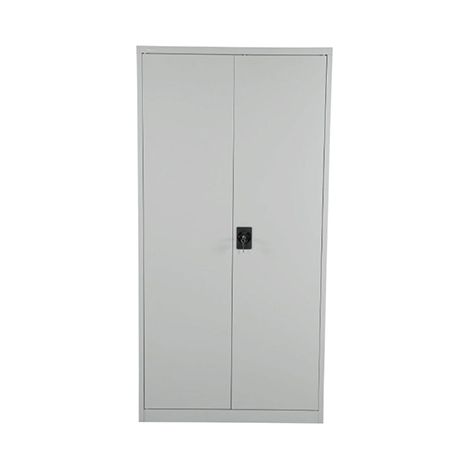 Matisère – Armoire d'atelier 4 étagères réglables en acier gris RAL 7035 – Capacité de charge 70kg par étagère – Verrouillage 3 points – 4010571603