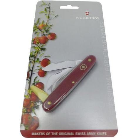 Victorinox Budding and Pruning cuchillo de jardinería rojo