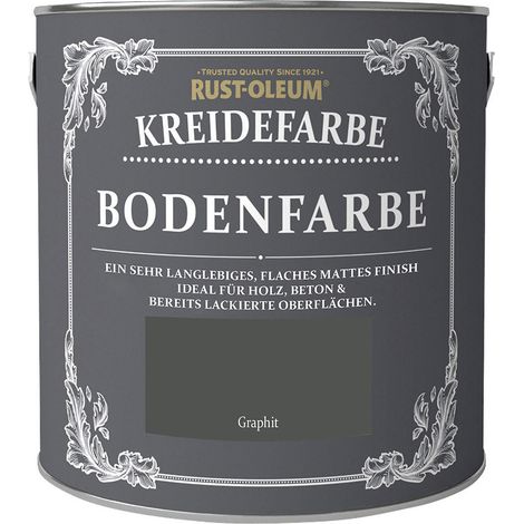 Rust-Oleum Kreidefarbe Bodenfarbe 2,5 L graphit Kreidefarbe