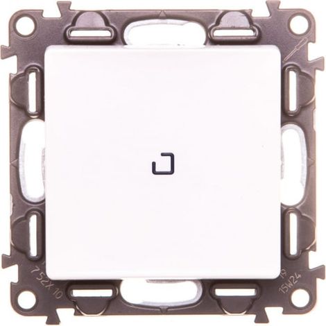 Interrupteur unipolaire Valena Life avec éclairage blanc 752110