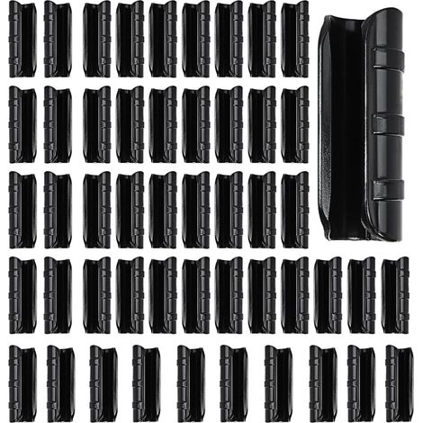50 pièces Clips de jardin pour filets – de colliers de serrage à forte adhérence Clips de Tube de serre pour filet pare-soleil en treillis extérieur, agriculture, abris, Support de (1/5)