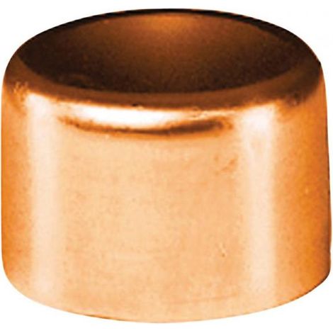 bouchon à souder en cuivre - femelle - diamètre 18 mm - sachet de 2 (1/2)