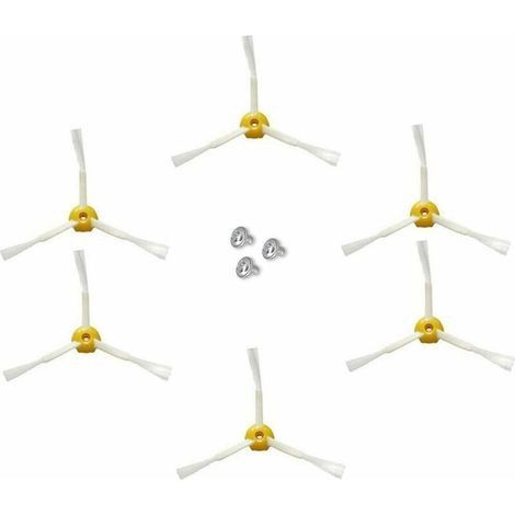 Compatible avec iRobot 5 Series 600 Series 7 Series 8 Series 9 Series Accessoires de robot de balayage Accessoires de brosse latérale triangulaire Brosse latérale (1/3)