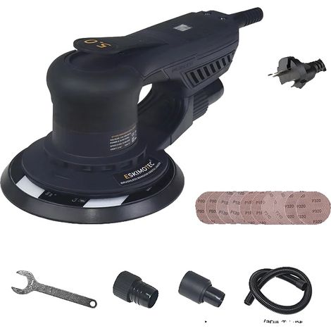 Ponceuse orbitale, moteur sans balais, puissance de 360W, 220V 5.0mm (1/2)