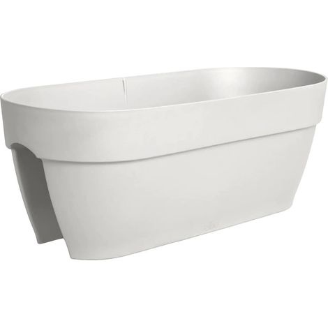 elho® Vibia campana Geländerkasten Flower Bridge Seidenweiß 60 cm - Kunststoff (1/5)
