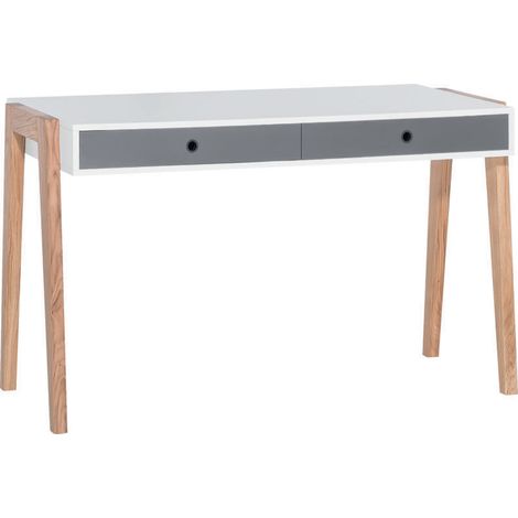 Bureau 2 tiroirs Vox Concept Gris (1/5)