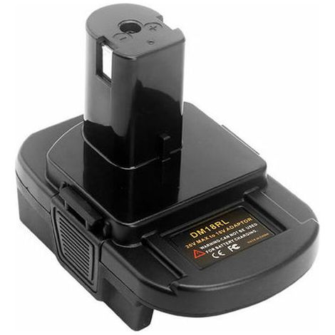 Batteriekonverter-Adapter-Ersatz zum Konvertieren von Dewalt/Milwaukee 18 V–20 V Lithiumbatterien in Ryobi 18 V Elektrowerkzeuge (1/5)