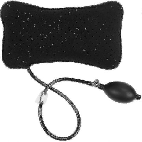 Coussin de soutien lombaire gonflable pour chaise de bureau et siège auto - Portable, réglable et lavable (1/5)