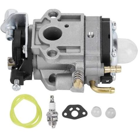 Carburateur pour débroussailleuse 1E34F 1E36F TU26 TL26 – Kit de remplacement aluminium, compatible moteurs 26cc 33cc, installation facile, lot de pièces détachées (1/5)