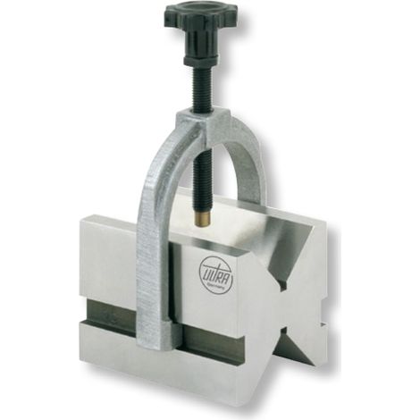 Prismen mit Spannbügel inox (Stück) Stahl gehärtet 2 Auflageflächen 75x55x55mm GG-0,004mm