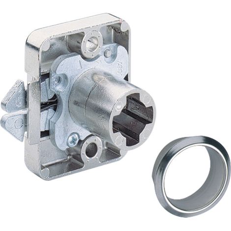 HETTICH PRESTIGE 2000 Zyl.-Rollladenfallenschloss Z23, Dornmaß 20, Stahl vern. (1/3)