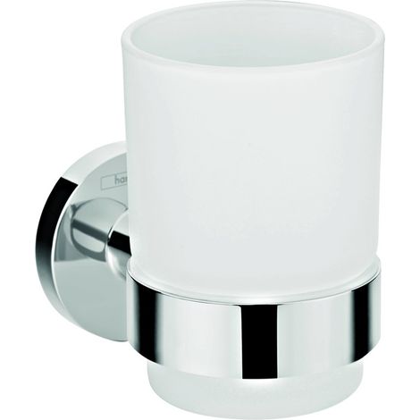 Portacepillos Universal Logis, Cromado (41718000) (1/2)