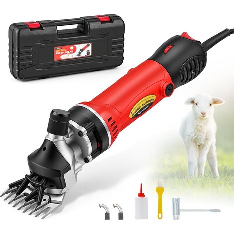 Tondeuse Professionnelle pour Mouton CGOLDENWALL 1000W - Moteur 3700 RPM, 6 Vitesses, Lame 13 Dents et Mallette (1/5)