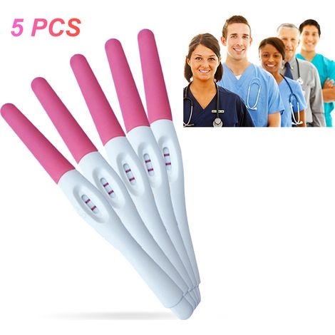 5 Bâtons de Test de Grossesse Ovulation Urine Stylo de Détection (1/5)
