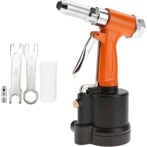 Riveteuse Pneumatique Kit Pistolet à Rivets Ergonomique Rivets pour Aluminium Fer Feuilles d'acier Inoxydable BKL-550 (1/4)