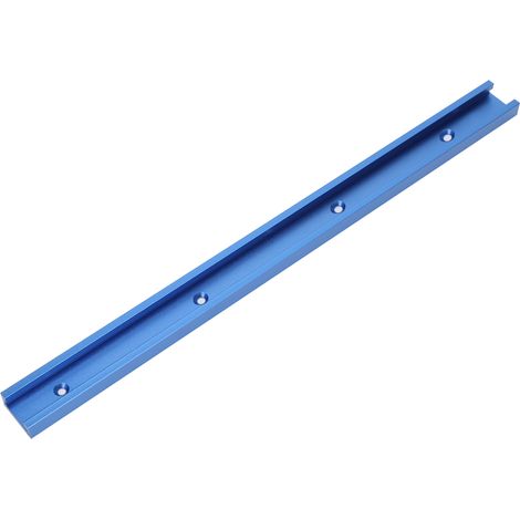 Rail de guidage aluminium 600mm, gabarit de coupe en T pour défonceuse, table de travail bois, rainure TSLOT, accessoire précision menuiserie (1/5)