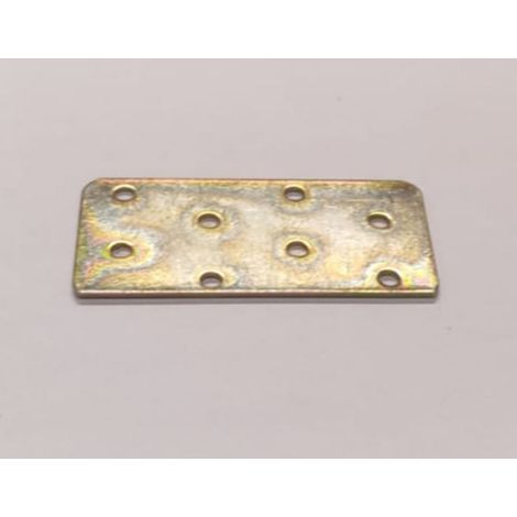 LASTRINA PIANA DI CONGIUNZIONE 80x40MM -SPESSORE 2MM - IN ACCIAIO TROPICALIZZATO